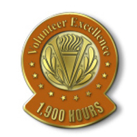 Volunteer Excellence - 1900 Hours